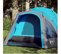 vidaXL Tente de camping à dôme 3 personnes bleu libération rapide, tente, abri de camping, abri de jardin, tente de jardin, 4004223