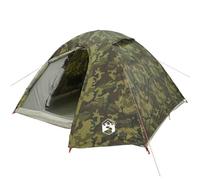 vidaXL Tente de camping à dôme 3 personnes camouflage imperméable, tente, abri de camping, abri de jardin, tente de jardin, 4009617