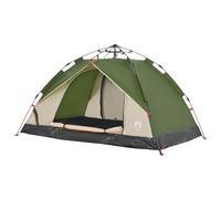 vidaXL Tente de Camping à dôme 3 Personnes Vert libération Rapide