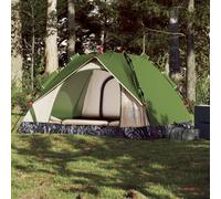 Vidaxl Tente De Camping À Dôme 3 Personnes Vert Libération Rapide