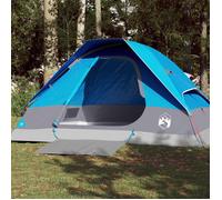 vidaXL Tente de camping à dôme 4 personnes bleu imperméable, tente, abri de camping, abri de jardin, tente de jardin, abri 94778