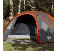 vidaXL Tente de Camping à Dôme 4 Personnes, Tente d'Ombrage avec Sac de Transport, Auvent avec Parois Latérales, Abri de 94351