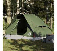 Vidaxl Tente De Camping À Dôme 4 Personnes Vert Olive Imperméable