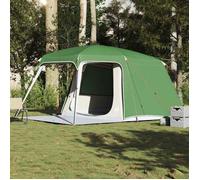 vidaXL Tente de camping avec dôme porche 5 personnes vert imperméable, tente, abri de camping, abri de jardin, tente de 4009581