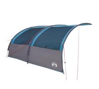 vidaXL Tente de Camping Bleue | Hauteur réglable, idéale pour l'extérieur, Tissu en Polyester Costaud, Grande Taille de 260 x 350 cm, résistante au Vent et aux Flammes, Parfaite pour Les Voyages, abr