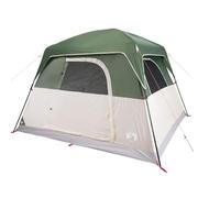 vidaXL Tente de camping cabine 4 personnes imperméable verte 94542