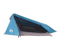 Tente de camping - VIDAXL - Tunnel 1 personne - Imperméable - 220x120x100 cm - Bleu