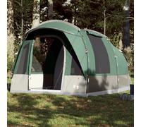 vidaXL Tente de camping tunnel 3 personnes verte imperméable 94622