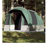vidaXL Tente de camping tunnel 3 personnes verte imperméable 94622