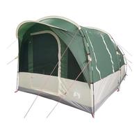 Vidaxl Tente De Camping Tunnel 3 Personnes Vert Imperméable