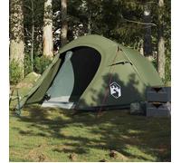 vidaXL Tente de camping tunnel 3 personnes vert olive imperméable, tente, abri de camping, abri de jardin, tente de jardin, 4009627