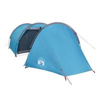 vidaXL Tente de Camping 4 Personnes, Tente d'Ombrage avec Sac de Transport, Auvent Portable avec Parois Latérales pour 94395