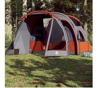 vidaXL Tente de camping tunnel 4 personnes gris imperméable, tente, abri de camping, abri de jardin, tente de jardin, abri 94745