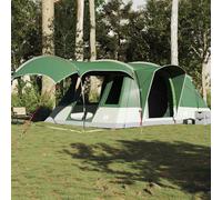 Vidaxl Tente De Camping Tunnel 5 Personnes Vert Imperméable