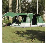 vidaXL Tente de camping tunnel 5 personnes vert imperméable 4009425