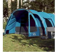 vidaXL Tente de camping tunnel 8 personnes bleu imperméable, tente, abri de camping, abri de jardin, tente de camping, abri 94735