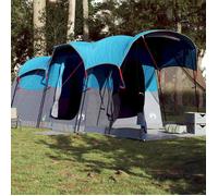 vidaXL Tente de camping tunnel 8 personnes bleu imperméable, tente, tente de jardin, abri d'extérieur, tente de camping, 94786