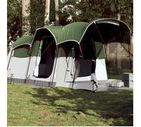 vidaXL Tente de camping tunnel 8 personnes vert imperméable, tente, tente de jardin, abri d'extérieur, tente de camping, 94785