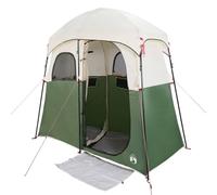 vidaXL Tente de Douche 2 Personnes Vert imperméable, Tente, Tente de Jardin, abri d'extérieur, Tente de Camping, abri de Camping, abri de Jardin
