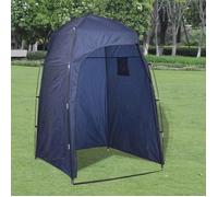 vidaXL Tente de douche/WC/dressing Bleu