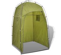 Vidaxl tente de douche wc dressing vert