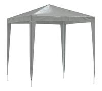 vidaXL Tente de fête 200 x 200 x 240 cm Gris Clair PE et Acier