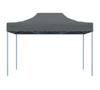 vidaXL Tente de fête Anthracite 280 x 410 x 315 cm Tissu Oxford, Jardin et Terrasse, Tente Canopy Pop-Up Moderne, Ajustable, Ombre Réunion Famille, Abris Fête Extérieure