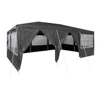 Vidaxl Tente De Fête Avec 10 Parois Latérales Anthracite 6x4 M Pe