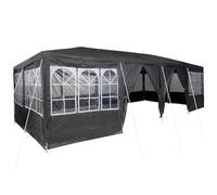 vidaXL Tente de fête Anthracite et Blanc 800 x 400 x 266 cm, Auvent extérieur, pavillon Moderne, Tente Anti-UV pour événements, Structure Parfaite pour Vos fêtes