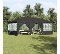Vidaxl Tente De Fête Avec 10 Parois Latérales Anthracite 6x4 M Pe