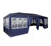 Vidaxl Tente De Fête Avec 12 Parois Bleues 8x4 M Pe