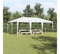 vidaXL Tente de fête Blanche 6x4 m PE