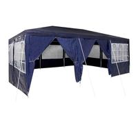 Vidaxl Tente De Fête Avec 10 Murs Latéraux Bleus De 6x4 M En Pe