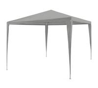 Vidaxl Tente De Fête Gris Clair 300 X 300 X 255 Cm Pe Et Acier
