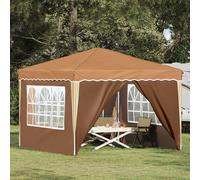 Vidaxl Tente De Fête Pop-Up Beige 288 X 288 X 245 Cm Tissu Oxford