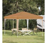 Vidaxl Tente De Fête Pop-Up Beige 288 X 288 X 245 Cm Tissu Oxford