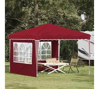 Vidaxl Tente De Fête Pop-Up Bordeaux 288 X 288 X 245 Cm Tissu Oxford