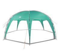 vidaXL Tente de fête Vert de mer imperméable 618x618x277 cm Montage manuel
