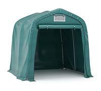 vidaXL Tente de rangement de garage 1,6 x 2,4 m – Imperméable – Acier galvanisé – Vert