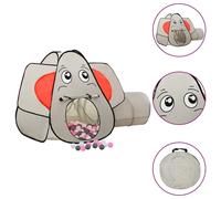 Vidaxl Tente De Jeu Pour Enfants 250 Balles Éléphant Gris 174x86x101cm