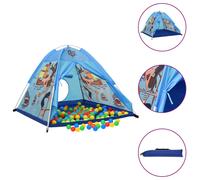 Vidaxl Tente De Jeu Pour Enfants Avec 250 Balles Bleu 120x120x90 Cm