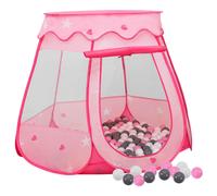 Vidaxl Tente De Jeu Pour Enfants Avec 250 Balles Rose 102x102x82 Cm