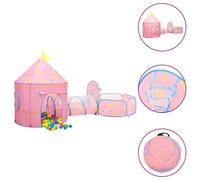 Vidaxl Tente De Jeu Pour Enfants Avec 250 Balles Rose 301x120x128 Cm