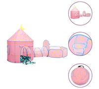 Vidaxl Tente De Jeu Pour Enfants Avec 250 Balles Rose 301x120x128 Cm