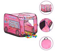 Vidaxl Tente De Jeu Pour Enfants Avec 250 Balles Rose 70x112x70 Cm
