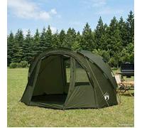 vidaXL Tente de pêche 4 personnes – vert olive imperméable – 4005317