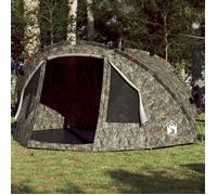 vidaXL Tente de pêche 4 personnes camouflage imperméable, tente de camping, tente de jardin, abri d'extérieur, abri de 4005319