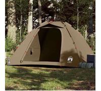 vidaXL Tente de pêche 4 personnes vert olive libération rapide, tente de camping, tente de jardin, abri d'extérieur, abri de