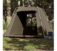 Vidaxl Tente De Pêche 4 Personnes Vert Olive Libération Rapide