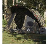 vidaXL Tente de pêche 5 personnes camouflage imperméable, tente de camping, tente de jardin, abri d'extérieur, abri de 4009394